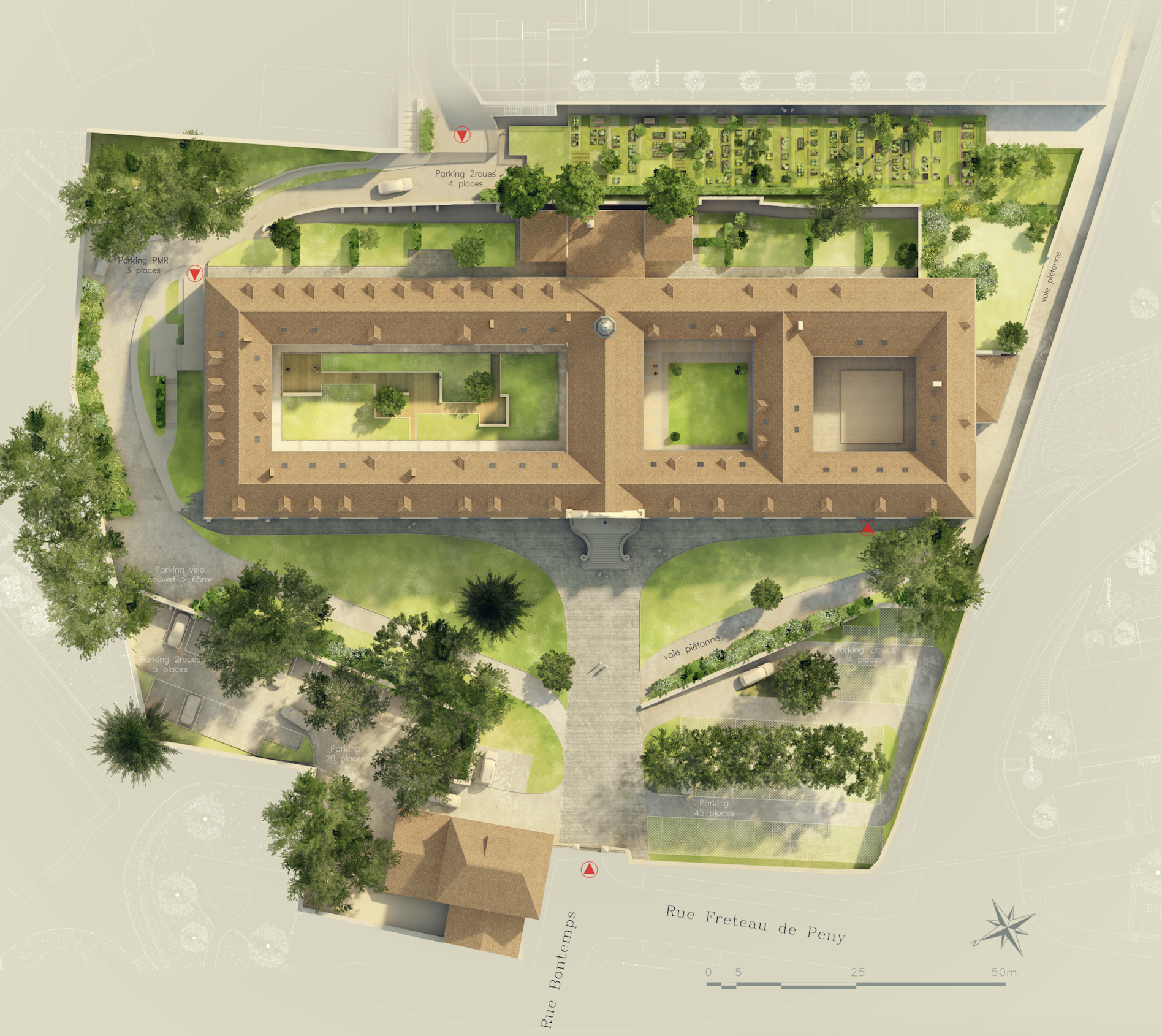 Monument historique à MELUN